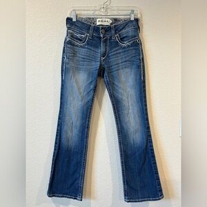 Ariat Women’s R.E.A.L. Denim Mid Rise Boot Cut Jean - 28S